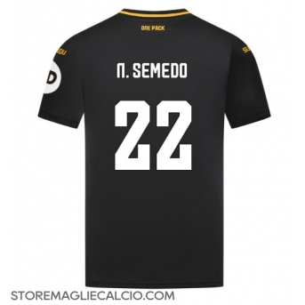 Wolves Nelson Semedo #22 Maglia Gara Trasferta Repliche 2024-25 Maniche Corte